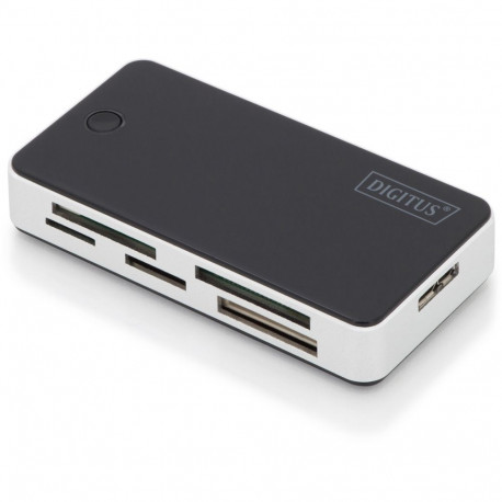 "DIGITUS Card Reader USB3.0, extern, schwarz-silber"