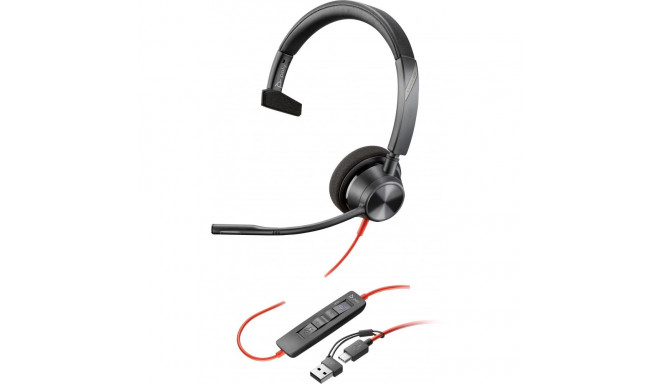 "HP Poly Headset Blackwire C3310 Mono USB-C/A Teams"