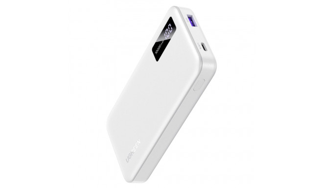 Ugreen PB311 10000mAh USB + USB-C 20W PD valge