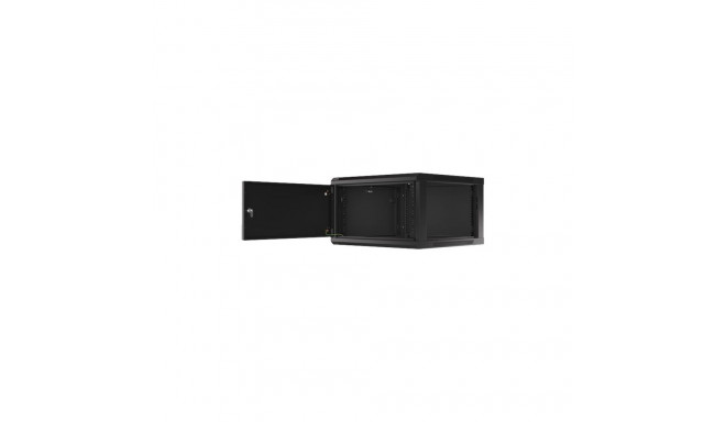 Lanberg riputatav seinakapp 19" 6U 600X600 must metallustega