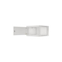 Lanberg wall-mounted rack cabinet 19" 6U 600X600 gray metal door