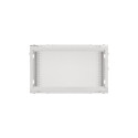 Lanberg seinapealne rack-kapp 19" 6U 600X600 hall metalluks