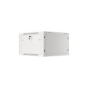Lanberg wall-mounted rack cabinet 19" 6U 600X600 gray metal door