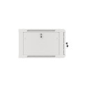 Lanberg wall-mounted rack cabinet 19" 6U 600X600 gray metal door