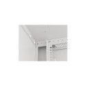 Lanberg wall-mounted rack cabinet 19" 6U 600X600 gray metal door