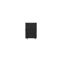 Lanberg free-standing rack cabinet 19" 22U 600x800 black