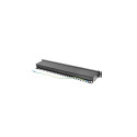 Lanberg patch paneel 24 porti 1U 19" cat.5E FTP varjestatud must