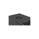 Lanberg riputatav seinakapp 10" 9U 280x310 must klaasustega