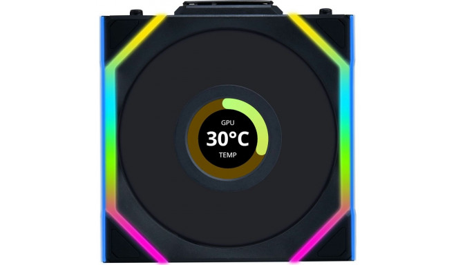Lian Li UNI FAN SL Wireless LCD 120 black fan (12SLLCD1W1B)