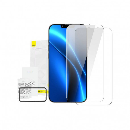 Baseus Crystal Tempered Glass 0.3mm for iPhone 14 Plus/13 Pro Max (2pcs)