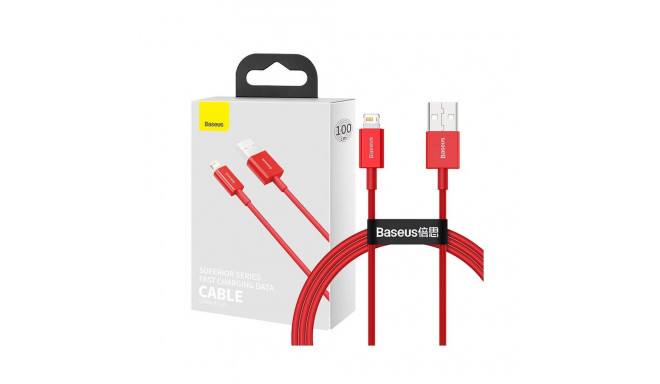 Baseus Superior Series Cable USB to iP 2.4A 1m (red)