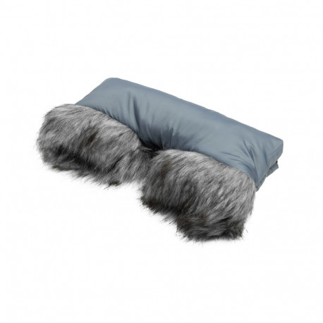 Sensillo muff with faux fur graphite 8541