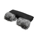 Sensillo muff with faux fur black 8540