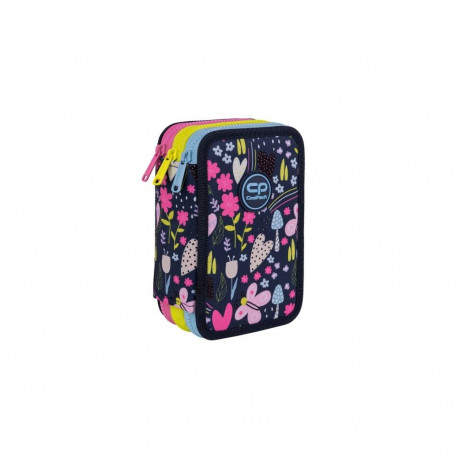 Triple decker pencil case with equipment CoolPack Jumper 3 IN THE GARDEN