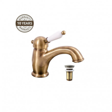 BASIN LEVER MIXER + CLICK-CLACK L527.5SM