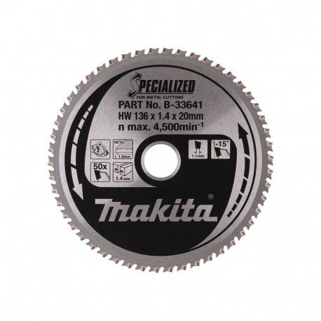CIRCULAR SAW BLADE B-21973 136X20X1.4MM