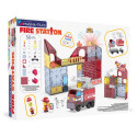 MAGNA-TILES magnet constructor set Fire Station, 50 pcs