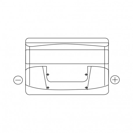 Exide Excell 80Ah 640A 315x175x190-+