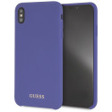 Guess Silicone iPhone Xs Max Case - Purple