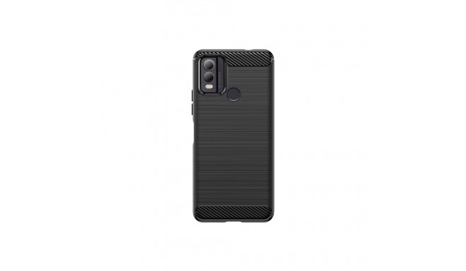 Carbon Case silicone case for Nokia C22 - black