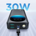 Powerbank Joyroom JR-PBF02 30W 20000mAh + USB-A - USB-C cable 0.25m - black