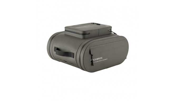 Rockbros waterproof bike pannier, for trunk, capacity 14l - gray