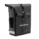 Rockbros Bike Bag with Backpack Function, Waterproof, with Helmet Attachment 18l - Black