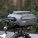 Rockbros waterproof bike pannier, for trunk, capacity 14l - gray
