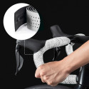 Rockbros Perforated Silicone Handlebar Tape - White Rockbros Perforated Silicone Handlebar Tape - White