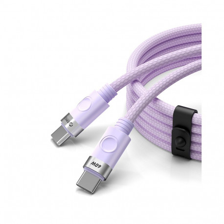Orico CDX 60W 3A Power Delivery USB-C - USB-C 1m Cable - Purple