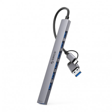Orico USB hub YSA2-U3 1xUSB-A 3.0 + 6xUSB-A 2.0, must