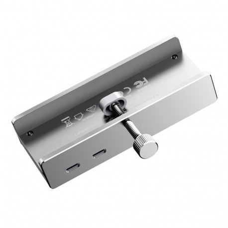 Orico MH5PMM Clamp-mounted Hub USB-C / 2x USB-A 3.0, + SD&TF + 3.5mm Audio - Black