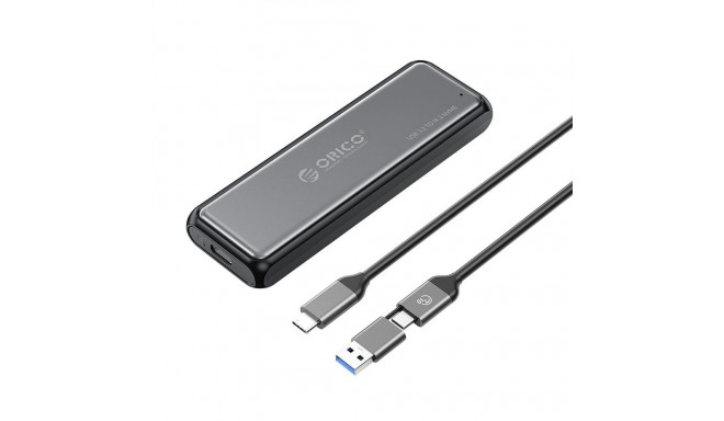 Orico DDM2-C3-G2 M.2 NVME USB-A USB-C 3.2 10Gb/s Disk Drive - Gray
