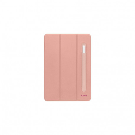 LAUT Huex Folio Case with Apple Pencil Holder for iPad 10.2" 7 / 8 / 9 - Pink