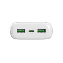 Powerbank Puro DAILY 20 PLUS 20000mAh 2x USB-A / 1x USB-C 22.5W PD AFC - white