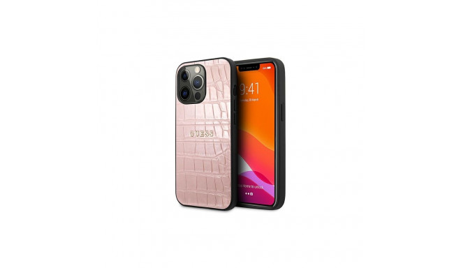Guess Croco Strap Collection iPhone 13 Pro / 13 6.1" Case - Pink