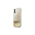 Guess 4G Big Liquid Glitter case for iPhone 11 6.1" / Xr - gold
