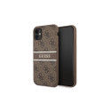 Guess 4G Stripe case for iPhone 11 / Xr 6.1" - brown