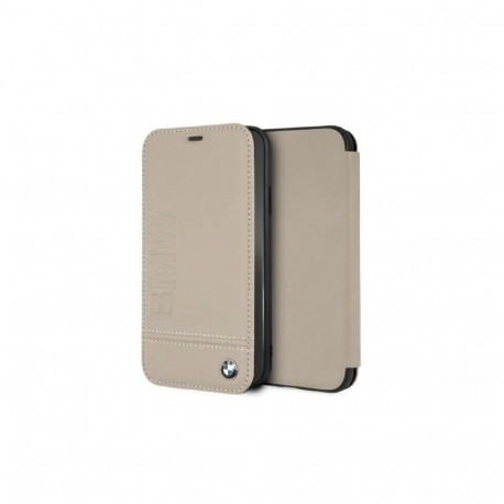 BMW Logo Imprint iPhone Xr Case - Beige