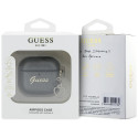 Guess Metallic Script Charm Case for AirPods 4 - Black Guess Metallic Script Charm Case for AirPods 4 - Black