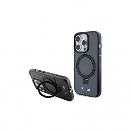 BMW Ring Stand M Collection MagSafe Case for iPhone 15 Pro - Black