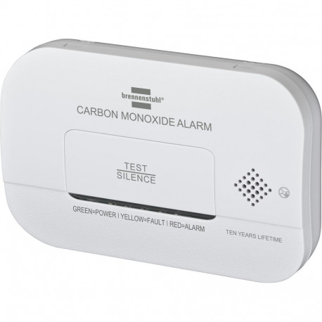 Brennenstuhl CM A 3030 carbon monoxide and gas sensor with alarm signal and LED display - white