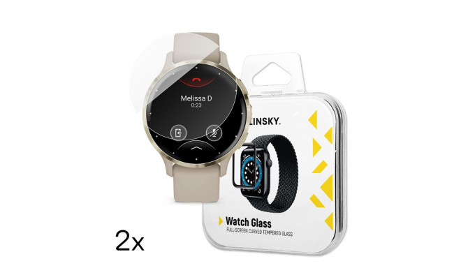 Wozinsky Full Glue Tempered Glass for Garmin Venu 3S 41mm (2 pcs.)