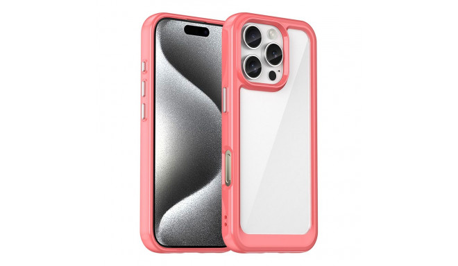Outer Space Case with Gel Frame for iPhone 16 Pro Max - Red