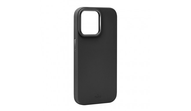 Puro Icon Mag Pro MagSafe Silicone Case for iPhone 15 Pro Max - Black