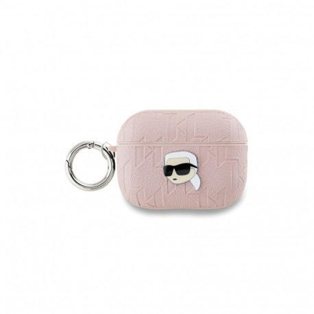 Karl Lagerfeld Monogram Karl Head case for AirPods Pro 2 - pink