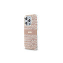 DKNY IML Mono & Stripe MagSafe case for iPhone 13 Pro Max - pink