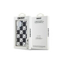 DKNY IML Checkered Mono Pattern case for iPhone 15 Plus / 14 Plus - black