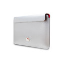 Hello Kitty PU Metal Logo case for a 14" laptop - silver