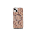 Guess IML GCube MagSafe case for iPhone 15 / 14 / 13 - brown